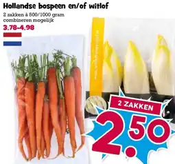 Boon`s Markt Hollandse bospeen en/of witlof aanbieding