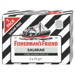 Albert Heijn Fisherman's Friend Salmiak suikervrij aanbieding