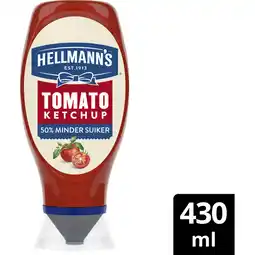 Albert Heijn Hellmann's Ketchup 50% minder suiker aanbieding