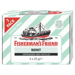 Albert Heijn Fisherman's Friend Mint suikervrij aanbieding