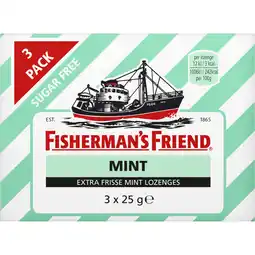 Albert Heijn Fisherman's Friend Mint suikervrij aanbieding