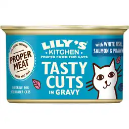 Albert Heijn Lily's Kitchen Tasty cuts in saus met oceaanvis aanbieding