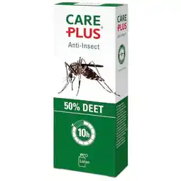 Trekpleister Care Plus 50% Deet Anti-Insect Lotion aanbieding