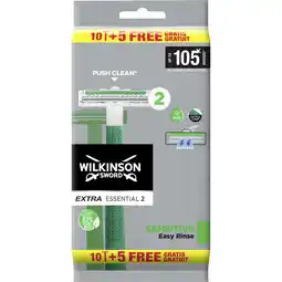 Albert Heijn Wilkinson Extra 2 sensitive 10+5 aanbieding
