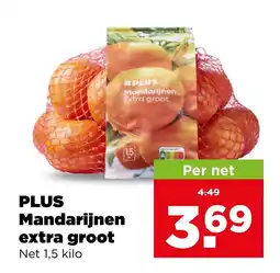 PLUS Plus mandarijnen extra groot aanbieding