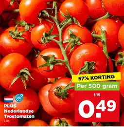 PLUS Plus nederlandse trostomaten aanbieding