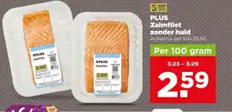 PLUS Plus zalmfilet zonder huid aanbieding