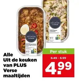 PLUS Alle uit de keuken van plus verse maaltijden aanbieding