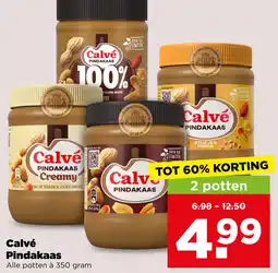 PLUS Calvé pindakaas aanbieding