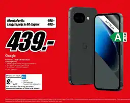 MediaMarkt Google pixel 10a - 128 gb obsidian smartphone aanbieding