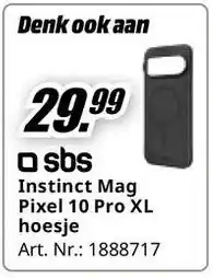 MediaMarkt sbs Instinct Mag Pixel 10 Pro XL hoesje aanbieding