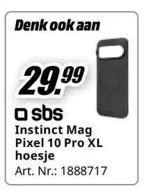 MediaMarkt sbs Instinct Mag Pixel 10 Pro XL hoesje aanbieding