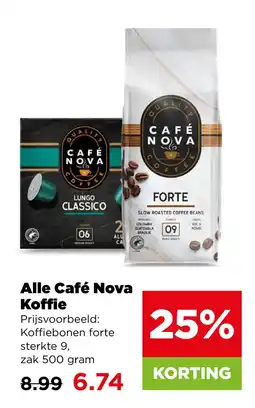 PLUS Alle café nova koffie aanbieding