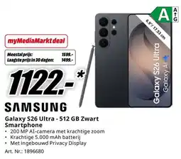MediaMarkt Samsung Galaxy S26 Ultra Smartphone aanbieding