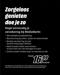 MediaMarkt Zorgeloos Genieten Doe Je Zo aanbieding