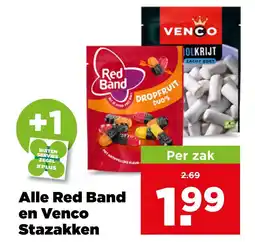 PLUS Alle red band en venco stazakken aanbieding