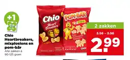 PLUS Chio heartbreakers, mixplosions en pom-bär aanbieding