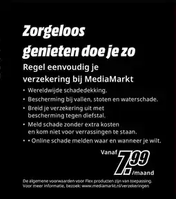 MediaMarkt Zorgeloos Genieten Doe Je Zo aanbieding