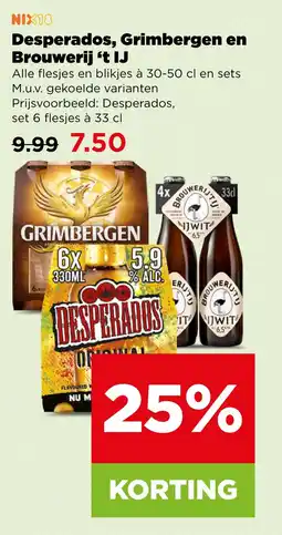 PLUS Desperados, grimbergen en brouwerij 't ij aanbieding