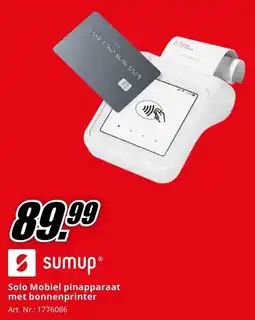 MediaMarkt Sumup Solo Mobiel Pinapparaat met Bonnenprinter aanbieding