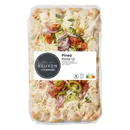 PLUS Uit de keuken van Pinsa Kaas ui aanbieding