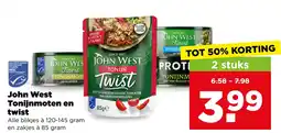 PLUS John west tonijnmoten en twist aanbieding