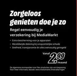 MediaMarkt Zorgeloos Genieten Doe Je Zo aanbieding