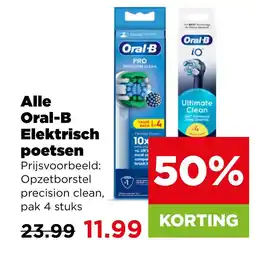 PLUS Alle Oral-B Elektrisch poetsen aanbieding