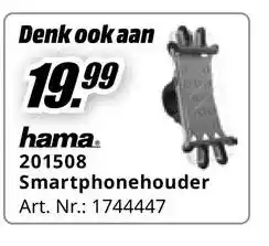 MediaMarkt hama 201508 Smartphonehouder aanbieding