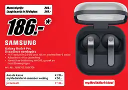 MediaMarkt SAMSUNG Galaxy Buds4 Pro Draadloze oordopjes aanbieding