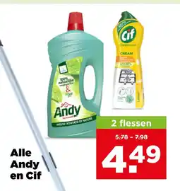 PLUS Alle andy en cif aanbieding
