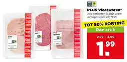 PLUS Plus vleeswaren aanbieding