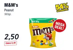 Budget Food M&M's Peanut aanbieding