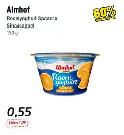 Budget Food Almhof Roomyoghurt Spaanse Sinaasappel aanbieding