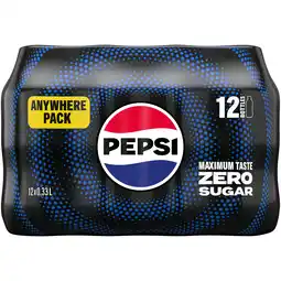 PLUS Pepsi Cola Zero 12-pack aanbieding