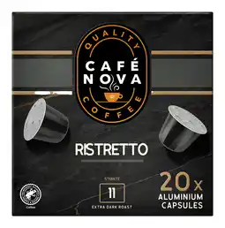 PLUS Café Nova Ristretto koffiecups sterkte 11 aanbieding