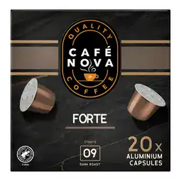 PLUS Café Nova Forte koffiecups sterkte 9 aanbieding