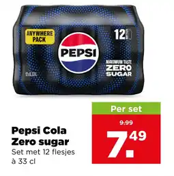PLUS Pepsi cola zero sugar aanbieding
