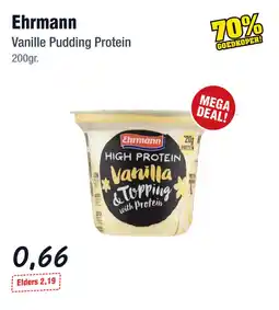 Budget Food Ehrmann Vanille Pudding Protein aanbieding
