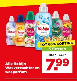 PLUS Alle robijn wasverzachter en wasparfum aanbieding
