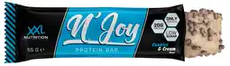 PLUS XXL Nutrition N'Joy protein bar cookies & cream aanbieding