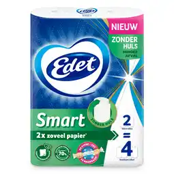 PLUS Edet Keukenpapier Smart 2=4 aanbieding