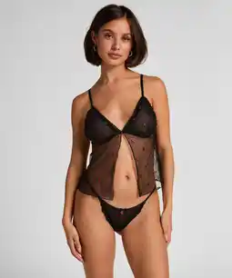 Hunkemoller Hunkemöller Brazilian Fruity Zwart aanbieding