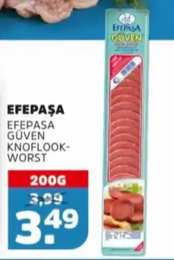 Sahan Supermarkten EFEPAŞA GÜVEN KNOFLOOK-WORST aanbieding