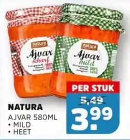 Sahan Supermarkten Natura Ajvar aanbieding