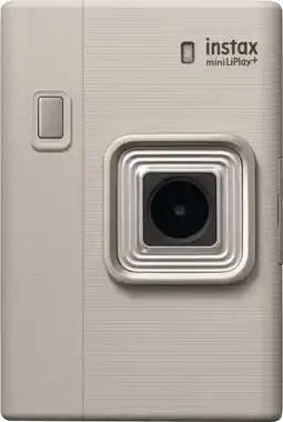 Coolblue Fujifilm Instax Mini LiPlay+ Sand Beige aanbieding