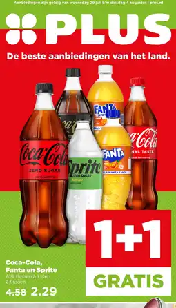 PLUS Coca-Cola, Fanta en Sprite aanbieding