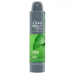 Trekpleister Dove Men+Care Advanced Extra Fresh Antitranspirant Spray aanbieding