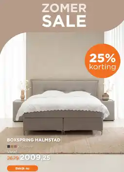 TotaalBED Boxspring halmstad aanbieding