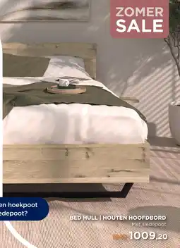 TotaalBED Bed hull | houten hoofdbord aanbieding